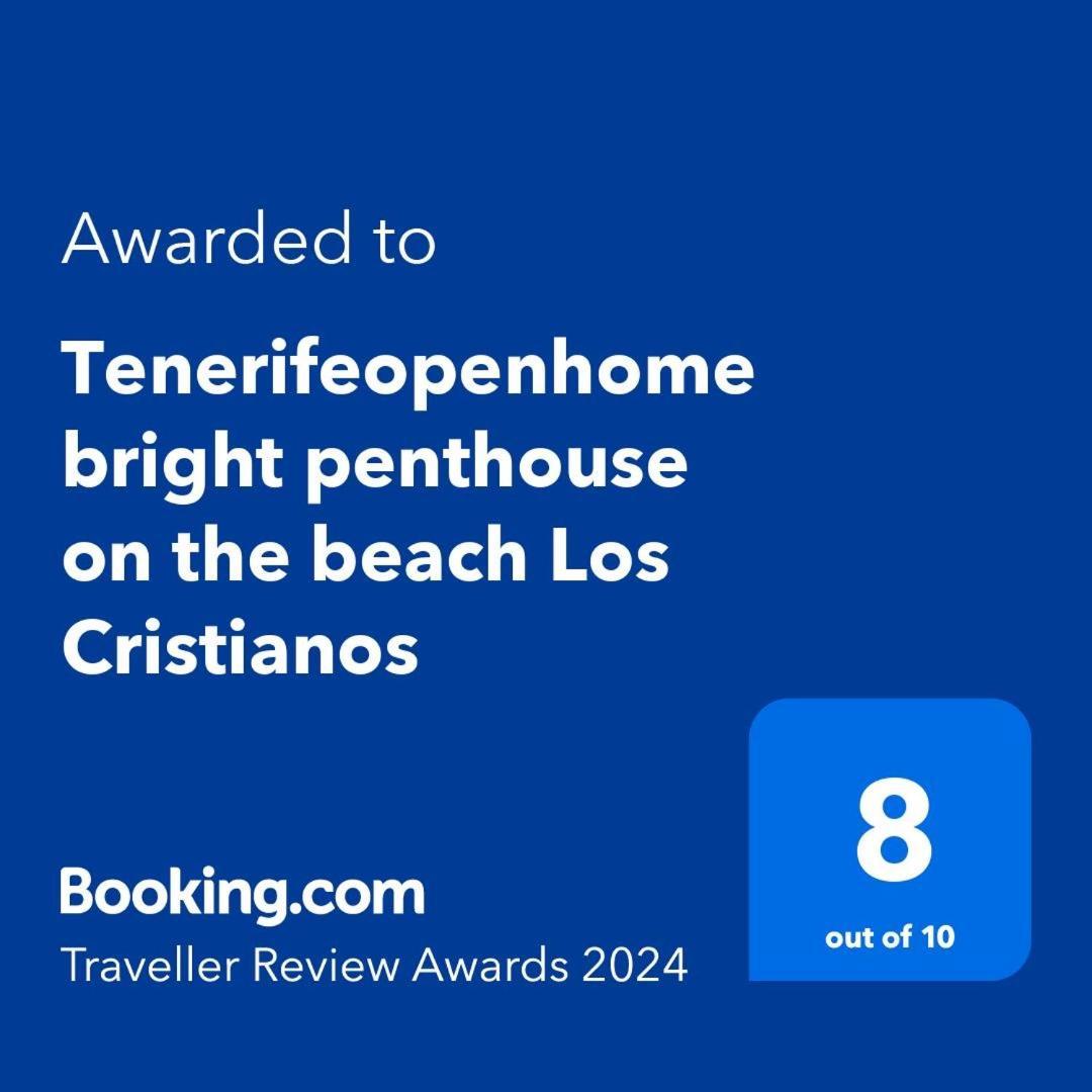 Tenerifeopenhome Bright Penthouse On The Beach Los Cristianos Arona  Εξωτερικό φωτογραφία